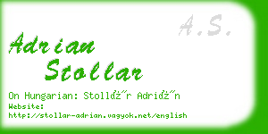 adrian stollar business card